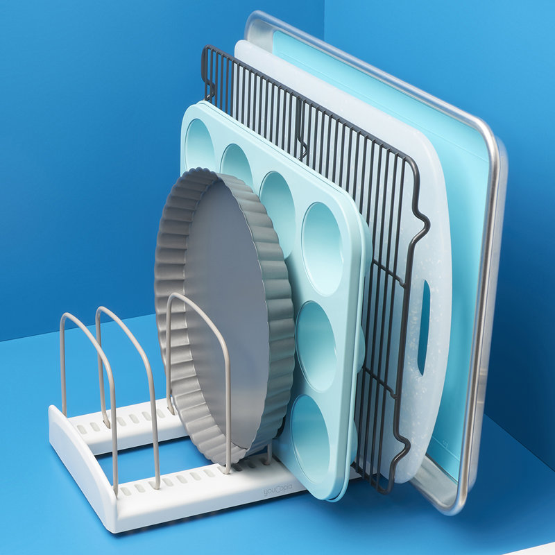 YouCopia® StoreMore® Adjustable Bakeware Rack for Kitchen